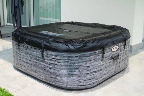 Бассейн СПА 175х175х71см "Greystone Deluxe" 795л, квадратный, аэромассаж 1шт/упак 28450 - фото 4